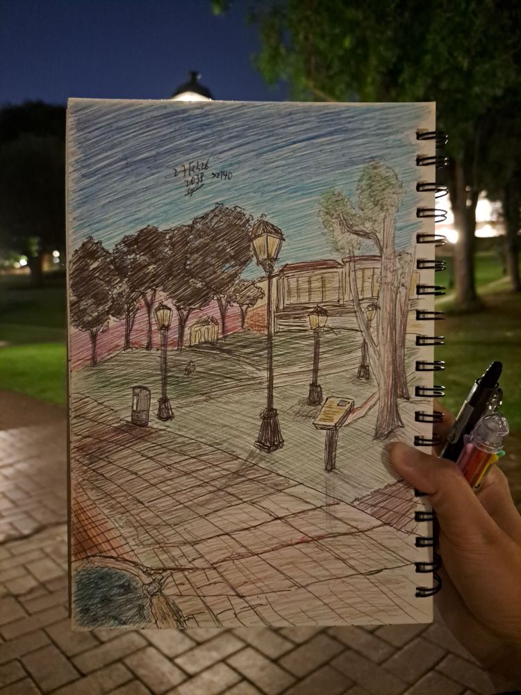 Urban sketching : Fort Canning Park&nbsp;🖌✍️🌳