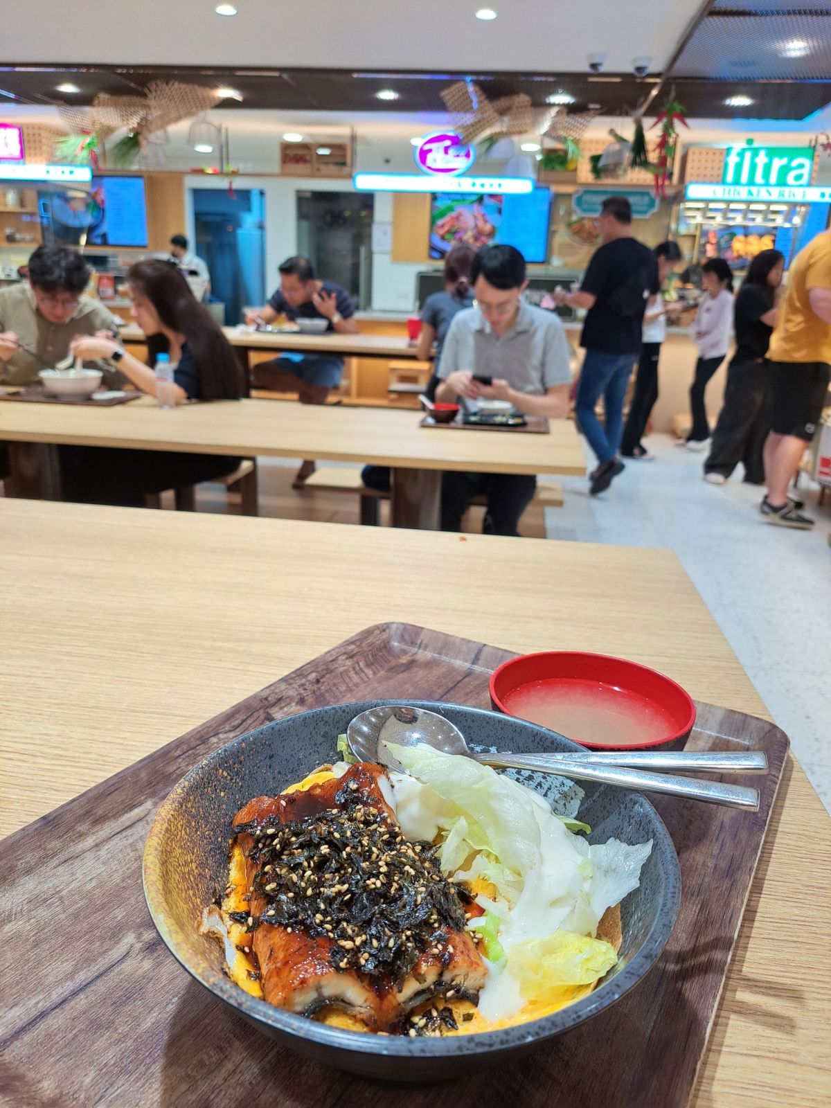 Unagi Rice at Raffles City The Food Place&nbsp;😋