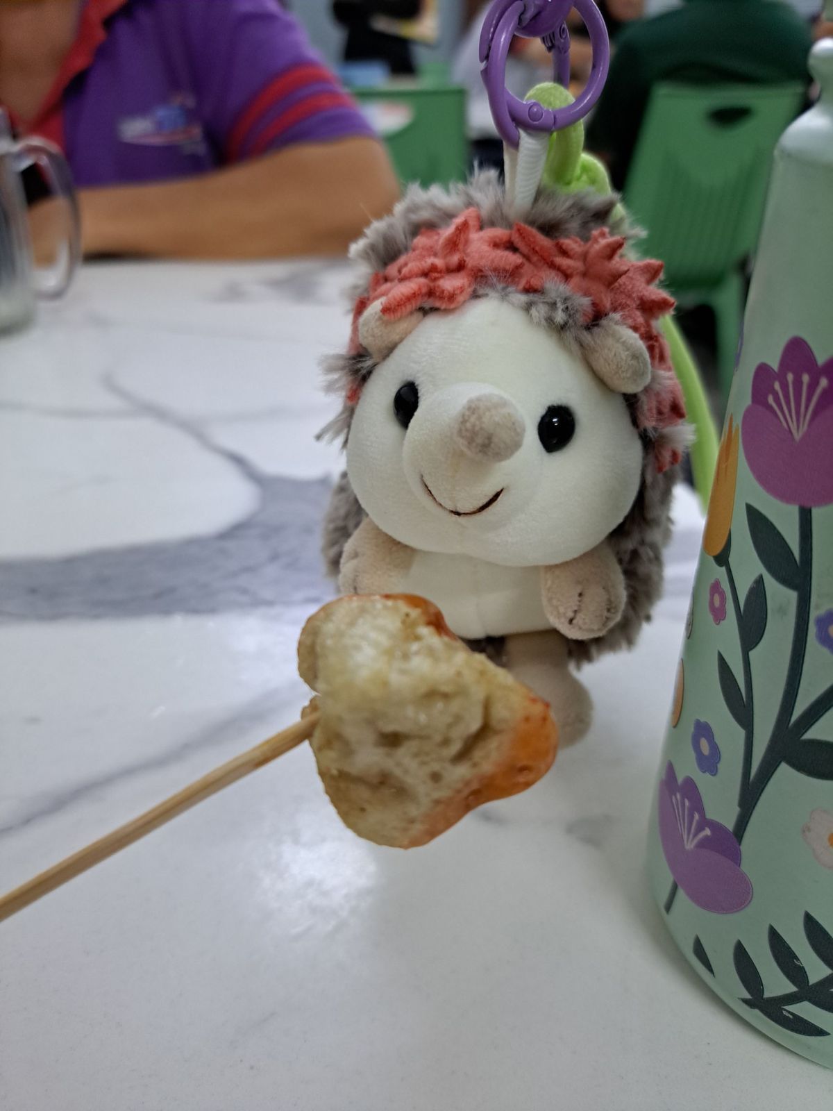 Mini pinepine back to BearHill with me&nbsp;🦔🧡